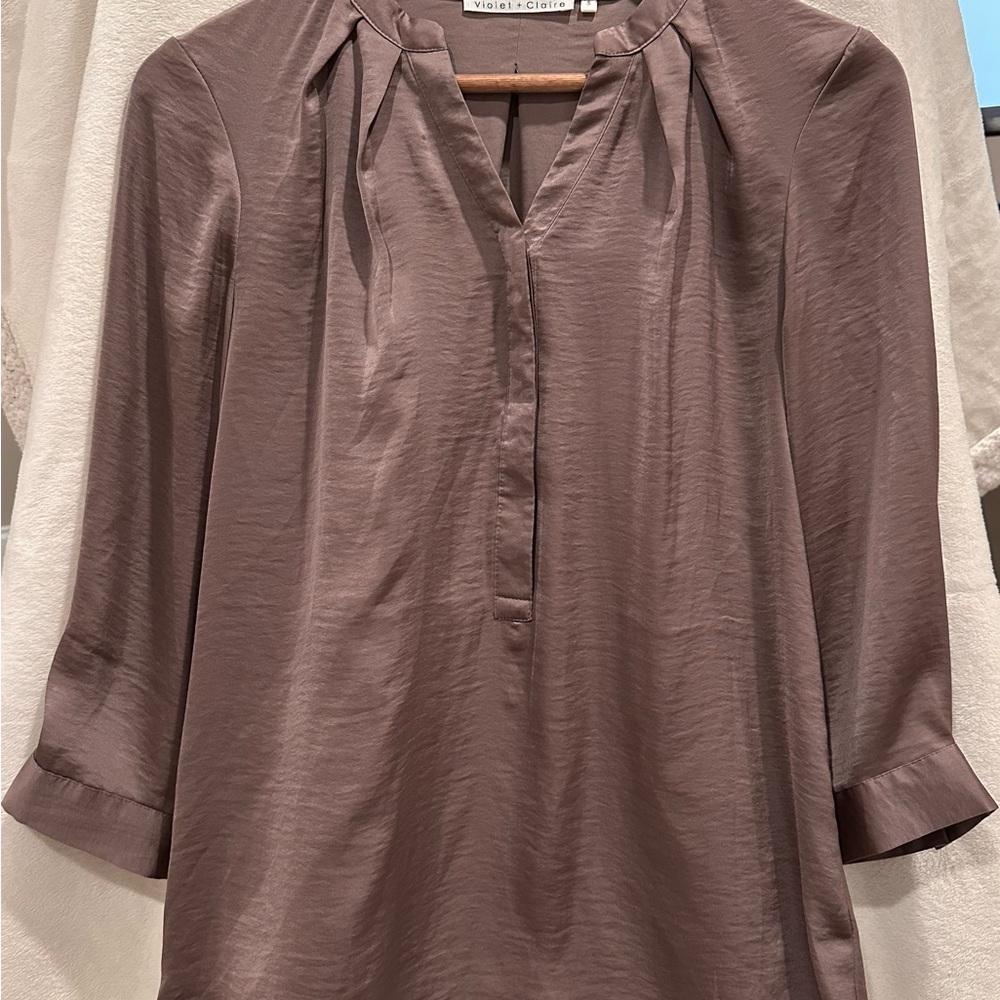 Violet & Claire Women's Purple Top